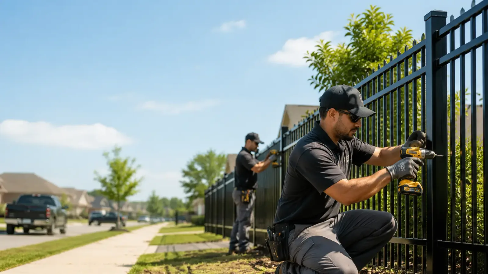 Metal Fence Installation in Castroville, TX